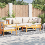 Pătură de Exterior ARAKIL Gri și Alb Poliester 250 x 600 cm GartenMobel Dekor