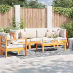 Pătură de exterior ARAKIL Gri și Alb Poliester 250 x 300 cm GartenMobel Dekor