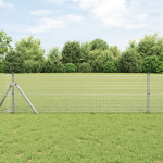 Gard de sârmă sudată 0.4x10 m Oțel galvanizat GartenMobel Dekor