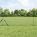 Gard din plasă sudată verde 0.8x25 m oțel GartenMobel Dekor