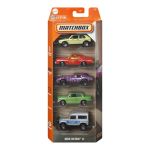 MATCHBOX SET 5 MASINUTE METALICE MBX RETRO II SCARA 1:64 SuperHeroes ToysZone