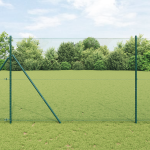 gard hexagonal Verde 1.5x100 m Oțel GartenMobel Dekor