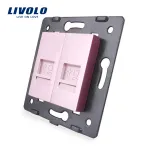 Priza dubla internet Livolo SmartElectro IntelligentHouse