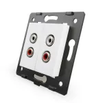 Priza dubla audio Livolo SmartElectro IntelligentHouse