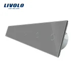 Intrerupator LIVOLO cu touch din sticla cu 5 intrerupatoare simple SmartElectro IntelligentHouse