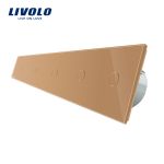 Intrerupator LIVOLO cu touch din sticla cu 5 intrerupatoare simple SmartElectro IntelligentHouse