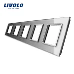 Rama cvintuplu din sticla Livolo SmartElectro IntelligentHouse