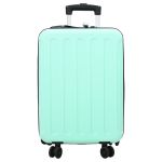 Geantă de voiaj pliabilă cu carcasă dură 20'verde mentă 34x23x55,5 cm ABS GartenMobel Dekor
