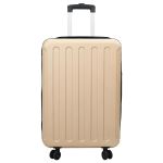 Valiză Pliabilă cu Carcasă Dura 24" Champagne 43x27x66 cm ABS GartenMobel Dekor