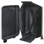 Valiză pliabilă carcasă tare 28'' Argintie 50x30x76 cm ABS GartenMobel Dekor