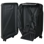 Valiza pliabilă cu carcasă dură 24'' gri închis 43x27x66 cm ABS GartenMobel Dekor