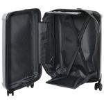 Valiză pliabilă cu husă dură de 20in argintie 34 x 23 x 55.5 cm ABS GartenMobel Dekor