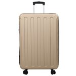 Valiză pliabilă din plastic tare 28'' Champagne 50x30x76 cm ABS GartenMobel Dekor