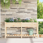 Jardiniere cu Grile 161x43x76 cm Lemn masiv de pin GartenMobel Dekor