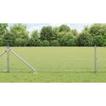 Set de Stâlpi pentru Gard Set de 2 Oțel Galvanizat 10 x 0.5 m GartenMobel Dekor