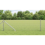 Set de posturi de gard Set de 2 Oțel galvanizat 10 x 0.5 m GartenMobel Dekor