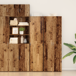 Bibliotecă Lemn Vechi 50x42.5x185 cm Lemn Prelucrat GartenMobel Dekor