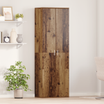 Dulap Înalt Lemn Vechi 60x35x180 cm Lemn Compozit GartenMobel Dekor