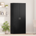 Etajeră Stejar Negru 80x39x178 cm din Lemn Stratificat GartenMobel Dekor