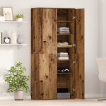 Highboard Lemn Vechi 80x35x180 cm Lemn ingineresc GartenMobel Dekor