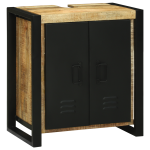 Cabinet Chiuvetă 55x35x60 cm Lemn Solid Mango Brut GartenMobel Dekor