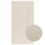 Covor „ZIZUR” crem aspect iuta pentru interior și exterior GartenMobel Dekor