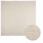 Covor „ZIZUR” crem aspect iută pentru interior și exterior GartenMobel Dekor