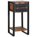 Stand telefonic Multicolor 40x40x80 cm Lemn solid recuperat GartenMobel Dekor