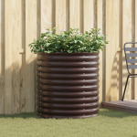 Grădină Răsad - Maro 80x80x81 cm Oțel galvanizat GartenMobel Dekor