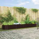 Grădină Jardinier Maro 400x80x44 cm Oțel galvanizat GartenMobel Dekor