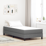 Saltea cu arcuri pocket , gri deschis, medie, 100x200x20 cm, material textil GartenMobel Dekor