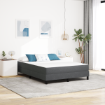 Saltea cu arcuri pocket  Gri Întreagă 140x190x20 cm Textil GartenMobel Dekor