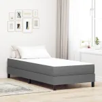 Saltea cu arcuri pocket  Gri deschis Medie 80x200x20 cm Textil GartenMobel Dekor