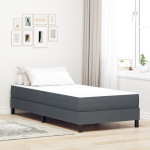 Saltea cu arcuri tip pocket  Gri închis, Medie, 90x200x20 cm, Fabric GartenMobel Dekor