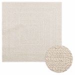 Covor „ZIZUR” crem aspect iută pentru interior și exterior GartenMobel Dekor