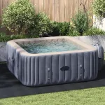 Capac Piscină Dreptunghiular Negru PVC 300 x 220 cm Durabil GartenMobel Dekor