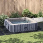 Capac dreptunghiular pentru piscină Negru Polietilenă 550 x 280 cm GartenMobel Dekor