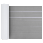 Pardoseala pentru bărci autoadezivă gri deschis & alb 240x60 cm spumă EVA GartenMobel Dekor