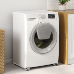Baza pentru Mașina de Spălat cu Roți 2 pcs Lungime 46-71 cm 300 kg GartenMobel Dekor