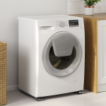 Baza pentru mașina de spălat cu roți 2 buc Lungime 46-71 cm 300 kg GartenMobel Dekor