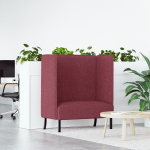 Canapea înaltă Roșie vin 109x56x121 cm GartenMobel Dekor