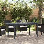 Masă de grădină Gri închis Aluminiu Mare GartenMobel Dekor