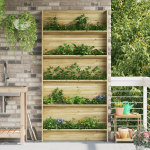Suport pentru plante de grădină cu 5 niveluri 90x15x180 cm Lemn impregnate de pin GartenMobel Dekor