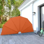 Copertină laterală pliabilă de terasă, cărămiziu, 160 cm GartenMobel Dekor