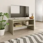Dulap TV, stejar sonoma, 80x40x40 cm, lemn prelucrat GartenMobel Dekor