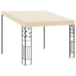 Pavilion de perete, crem, 3 x 3 x 2,5 m GartenMobel Dekor
