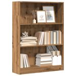 Bibliotecă, stejar artizanal, 80x24x109 cm, lemn prelucrat GartenMobel Dekor