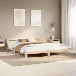 Cadru de pat fără saltea, 180x200 cm, lemn masiv pin GartenMobel Dekor