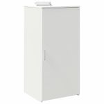 Dulap de depozitare alb 50x45x103,5 cm din lemn prelucrat GartenMobel Dekor