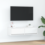 Dulap TV, alb, 100x31x25,5 cm, lemn prelucrat GartenMobel Dekor